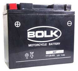 BolkMoto Super 12V11 BK 32012 (512901-YT12B-BS)512901YT12BBS       