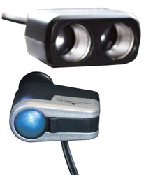 Разветвитель прикуривателя Zeus ZA501 Разветвитель прикуривателя 2 гнезда + USB, 12В | Артикул ZA501
