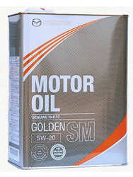 Купить моторное масло Mazda Golden SM SAE 5W-20 (4л) Синтетическое | Артикул K004W0511J в магазине AutoKartel.ru на рынке в Московской Славянке
