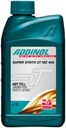 Купить моторное масло Addinol Super Synth 2T MZ 408, 1л Синтетическое | Артикул 4014766070968 в магазине AutoKartel.ru на рынке в Московской Славянке