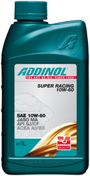 Купить моторное масло Addinol Super Racing 10W-60, 1л Синтетическое | Артикул 4014766070333 в магазине AutoKartel.ru на рынке в Московской Славянке
