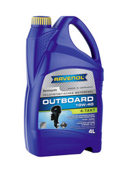    Ravenol  4-T . Outboardoel 4T SAE 10W-40 (4) new  |  4014835729193   AutoKartel.ru     