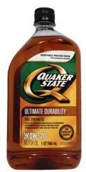    Quaker state Ultimate Durability SAE 0W-20 Full Synthetic Motor Oil  |  073102000346   AutoKartel.ru     