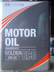 Купить моторное масло Mazda Golden ECO SAE 0W-20 (4л) Синтетическое | Артикул K004W0510E в магазине AutoKartel.ru на рынке в Московской Славянке