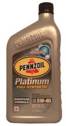    Pennzoil Platinum European Formula 5W-40  |  071611917902   AutoKartel.ru     