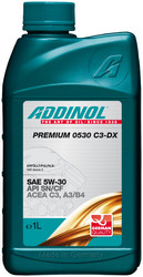 Купить моторное масло Addinol Premium 0530 C3-DX 5W-30, 1л Синтетическое | Артикул 4014766073570 в магазине AutoKartel.ru на рынке в Московской Славянке